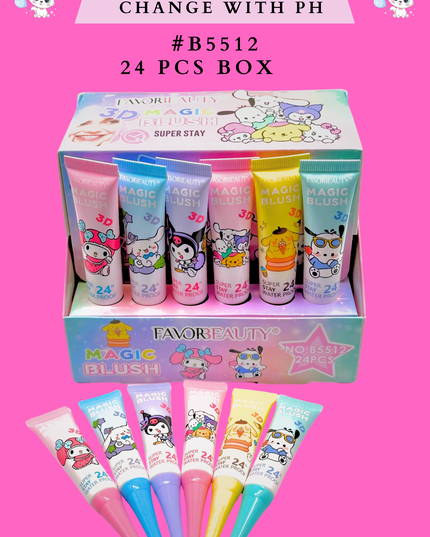 MAGIC LIQUID BLUSH- SANRIO - 24 pcs ( #B5512)
