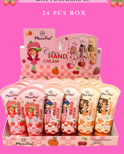 HAND CREAM STRAWBERRY MISS FON#HAND23 - (24 PCS BOX)