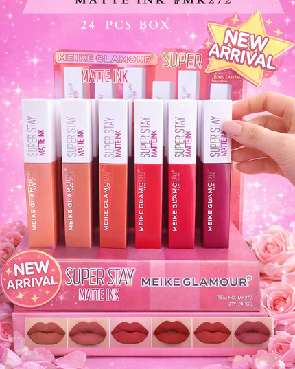 MEIKE GLAMOUR SUPER STAY
MATTE INK #MK272 - 24 pcs box