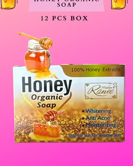 HONEY ORGANIC SOAP 12 PCS BOX