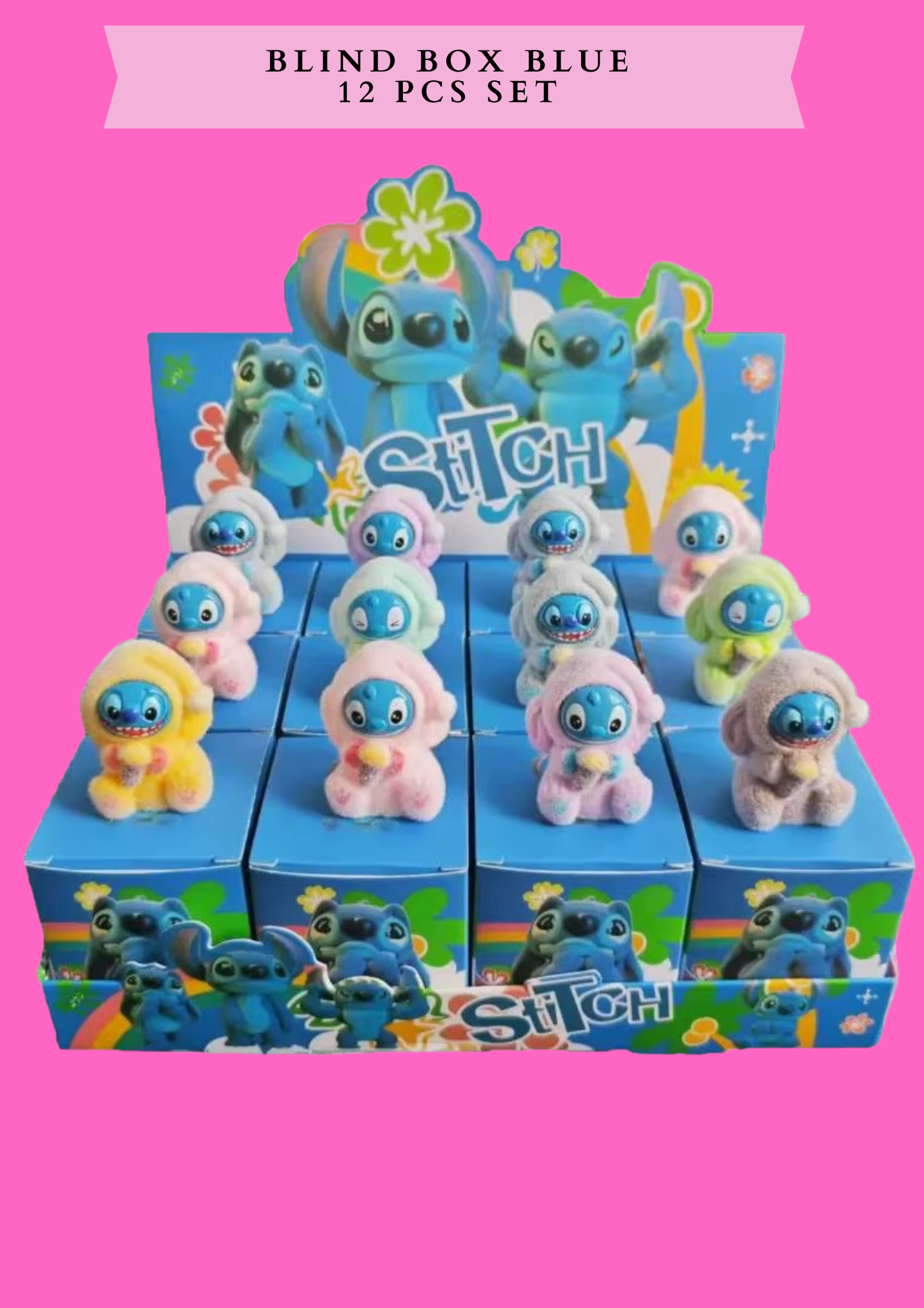 BLIND BOX BLUE - 12 PCS SET (new)