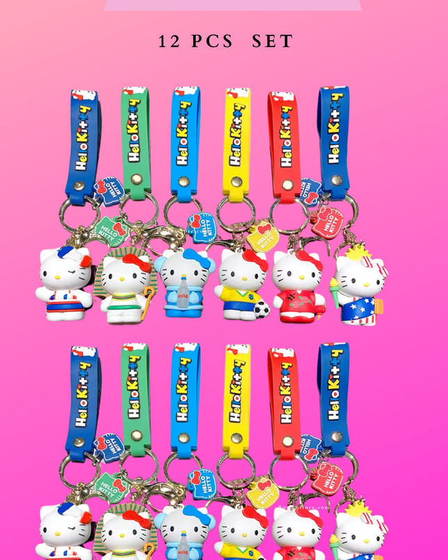 KEYCHAIN - KITTY ( 12 pcs set)