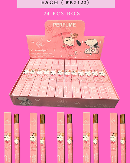 PERFUME SNOOPY 35 ML PER EACH ( #K3123) 24 PCS BOX