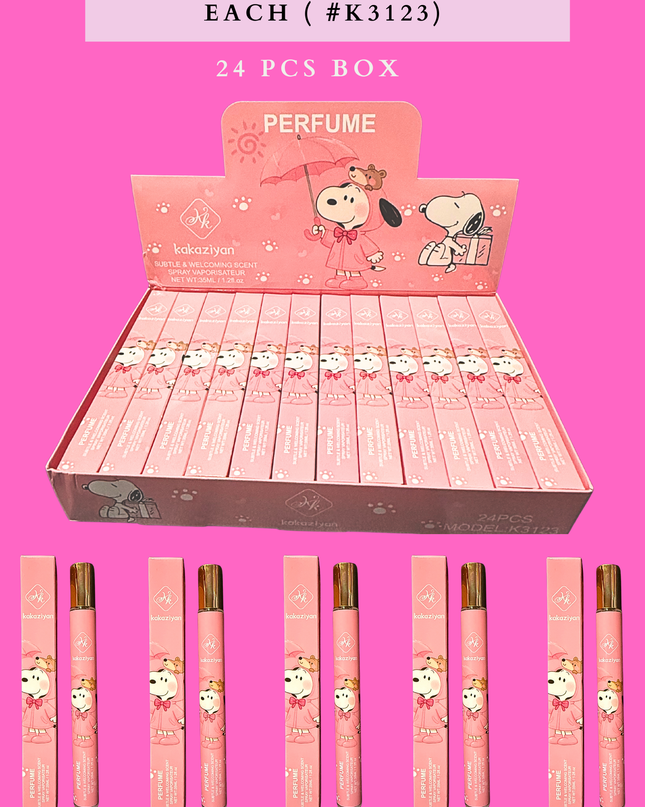 PERFUME SNOOPY 35 ML PER EACH ( #K3123) 24 PCS BOX