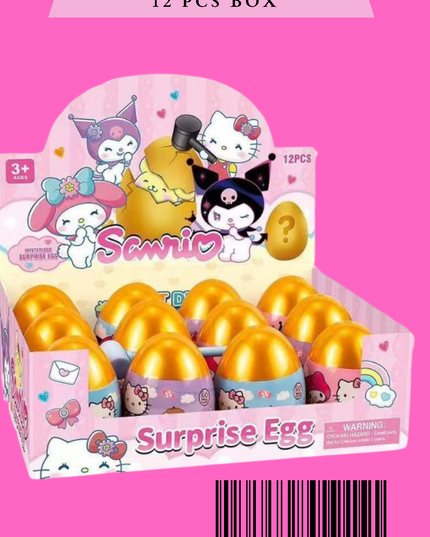 SURPRISE EGG SANRIO -12 PCS BOX
