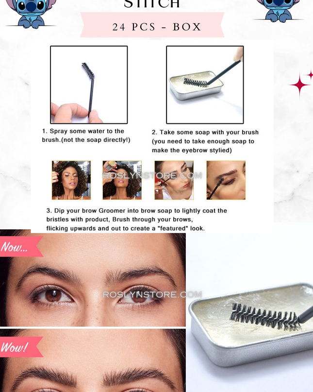 BROW STYLING SOAP- STITCH- 24 pcs box