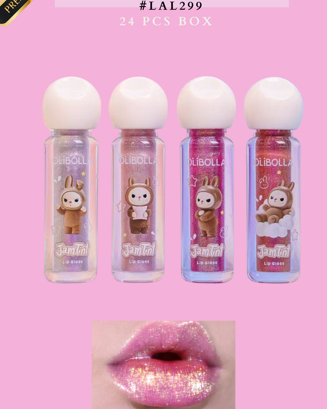 SWEET BEAR OLIBOLLA JAM TINT RICH GLASSY SHINE #LAL299 (24 PCS BOX)