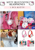 HELLO KITTY - HEADPHONE- Adjustable size