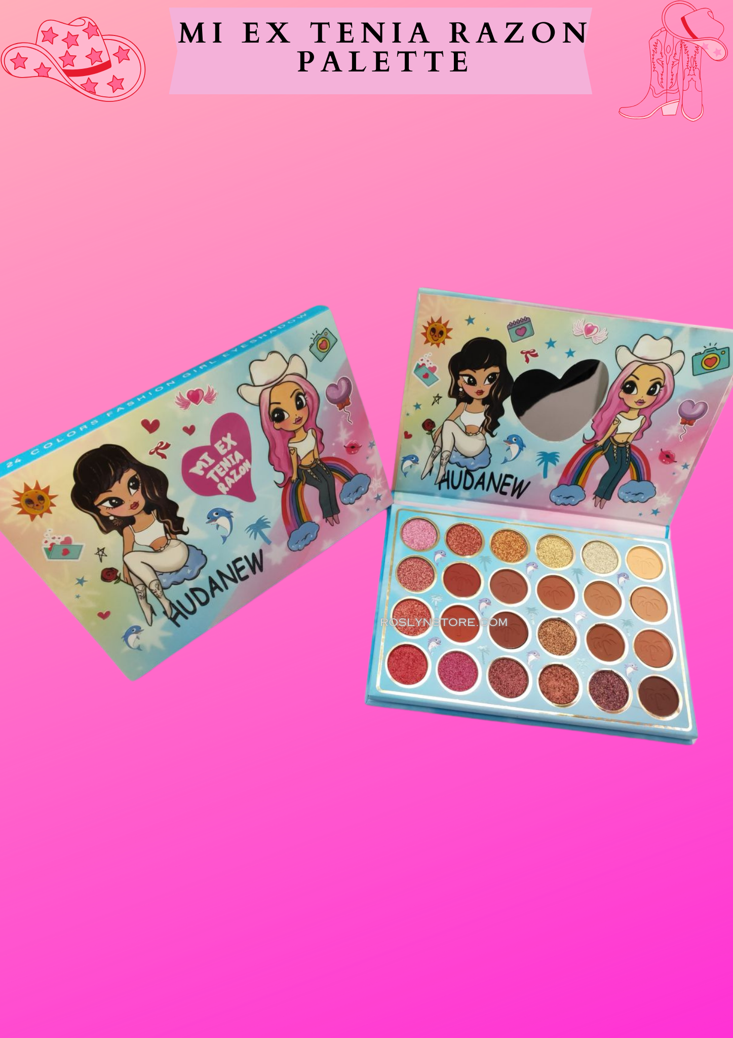 Mi ex tenia razon   (Karol g ) eyeshadow palette  # 141