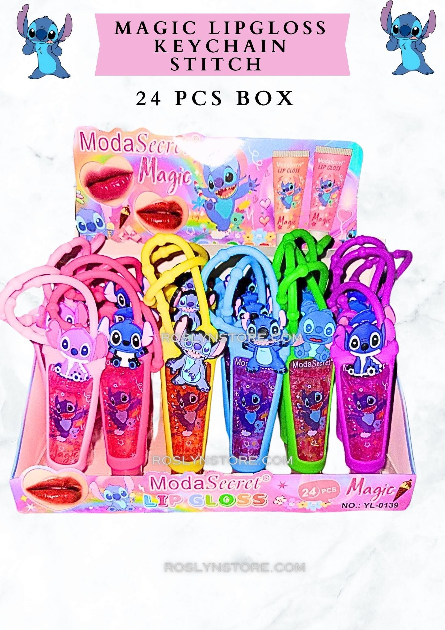 MAGIC LIPGLOSS -KEYCHAIN STITCH /24 PCS BOX