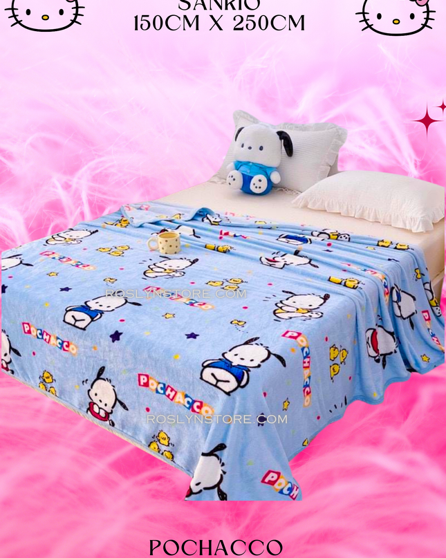 BLANKET Sanrio 1 PCS 150x  200  (CM)- big size- KING SIZE