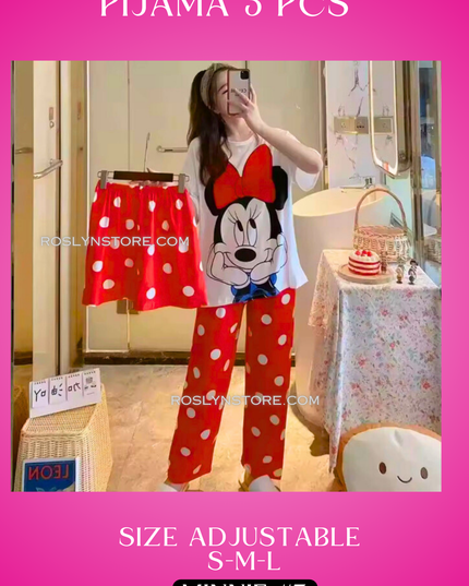 PIJAMAS KAWAII- Pajamas kawaii- (3 pcs Pijama ) (S-M-L) adjustable size1 Pijama $10 / buy 3 price is $8 per each Pijama - Adjustable size ( S- M-L)