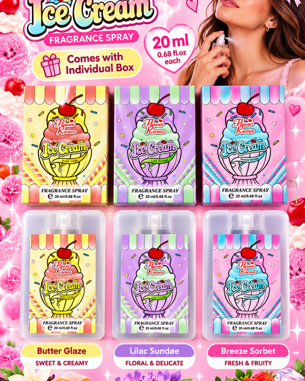 ICE CREAM PERFUME FLOWER ROCOCO- 20 ml- 24 pcs box