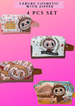 LABU COSMETIC WITH ZIPPER - 4 PCS SET