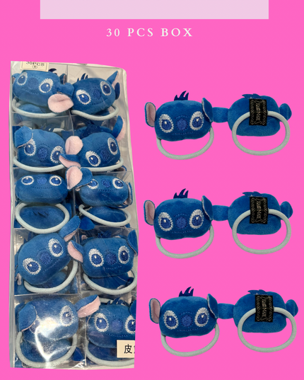 BOW BLUE GUY STYLE # 3-(30 PCS BOX) mini plushies