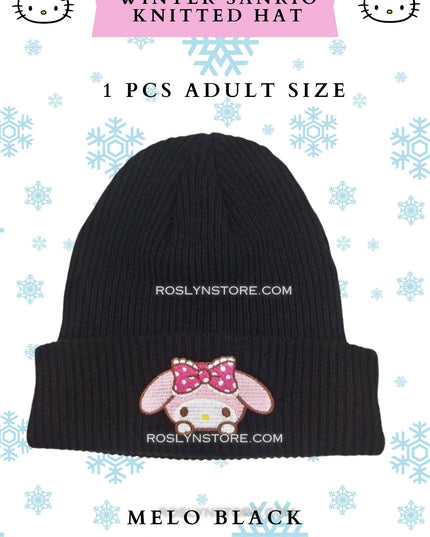 WINTER  SANRIO - KNITTED HAT - Adult Size -