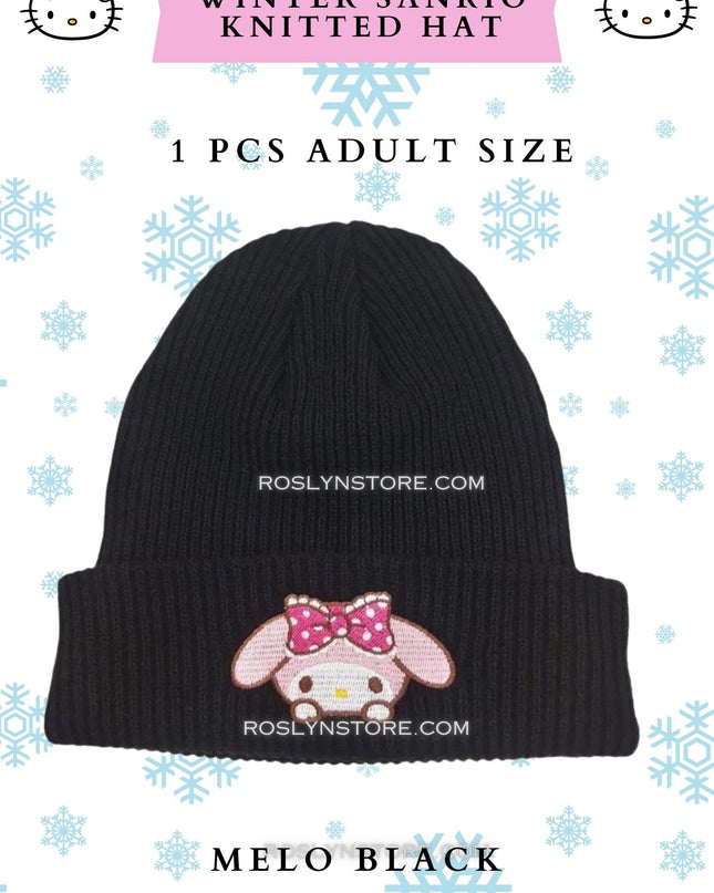 WINTER  SANRIO - KNITTED HAT - Adult Size -