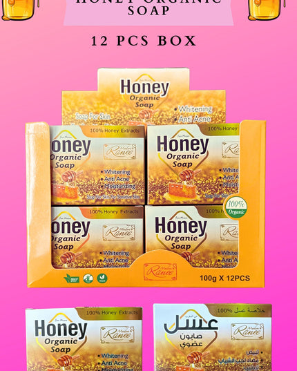 HONEY ORGANIC SOAP 12 PCS BOX