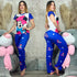 PIJAMAS COLOMBIANAS (S-M) MINNIE BLUE -