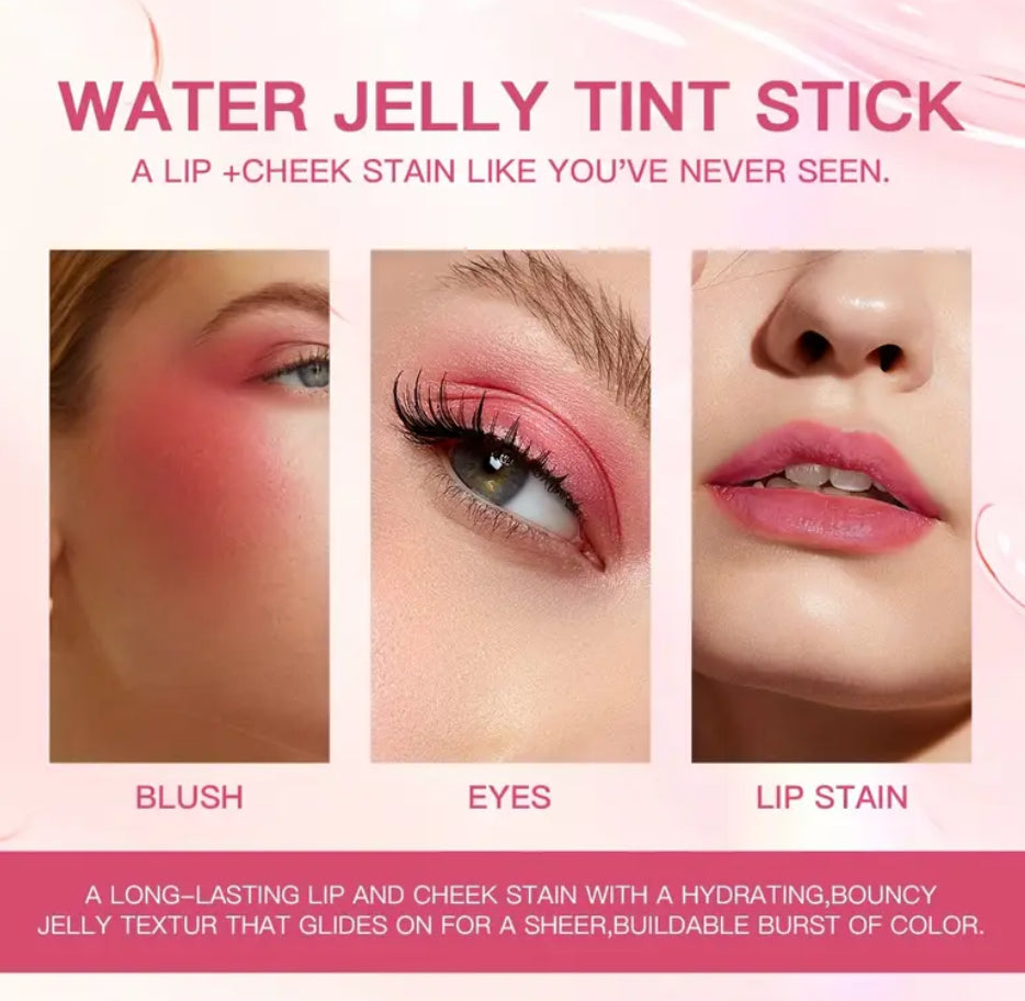 FRIENDS JELLY #2(clear top) (24 PCS BOX) - for lips , cheeks and eyes ( multiuse )