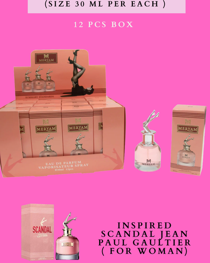 MERYAM #6 PERFUME (SIZE 30 ML PER EACH ) 12 PCS BOX