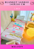 BLANKET Sanrio 1 PCS 140x100