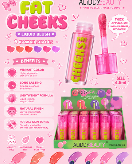 LIQUID MAGIC BLUSH- 24PCS box -#A9019C