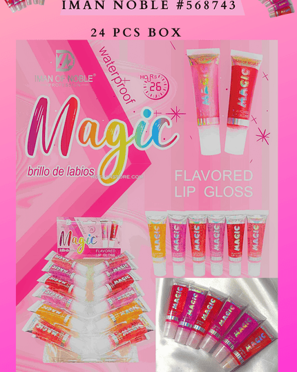 Magic lipgloss  - (24pcs set) IMAN NOBLE -  #568743