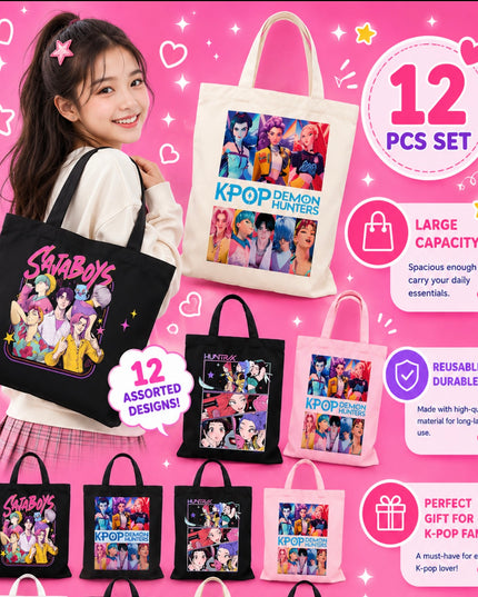 TOTTE BAG KPOP 12 PCS SET