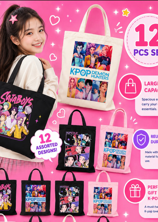 TOTTE BAG KPOP 12 PCS SET