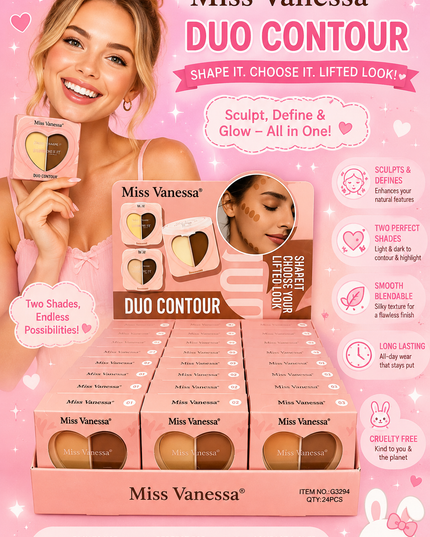 CONTOUR DUO MISS VANESSA 24 PCS BOX (G37) (#G3294)