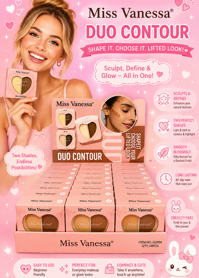 CONTOUR DUO MISS VANESSA 24 PCS BOX (G37) (#G3294)