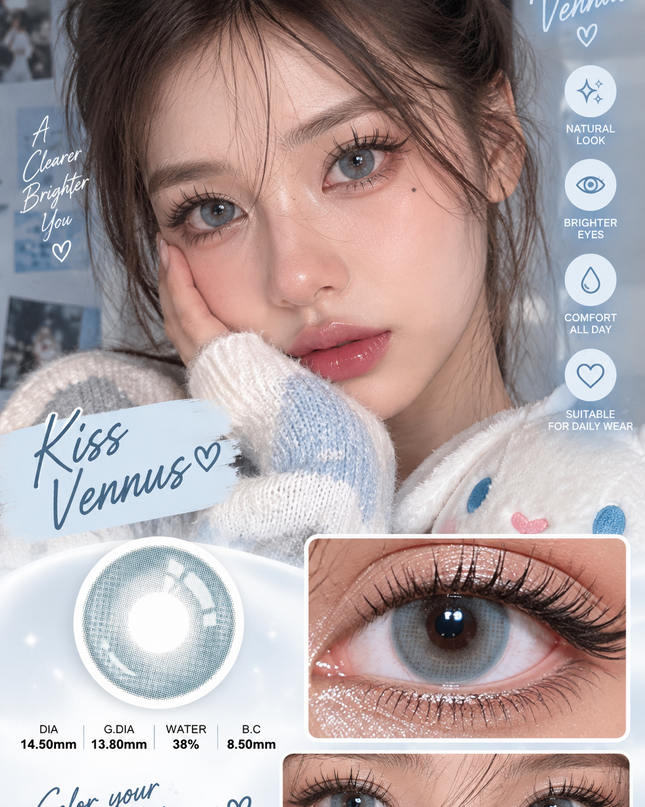 CONTACT LENSES - 1 piece $8 - buy 12 pcs $4 per box