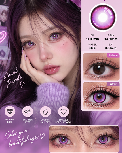 CONTACT LENSES - 1 piece $8 - buy 12 pcs $4 per box