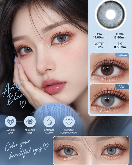 CONTACT LENSES - 1 piece $8 - buy 12 pcs $4 per box