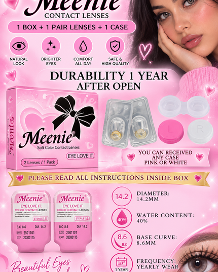 CONTACT LENSES - 1 piece $8 - buy 12 pcs $4 per box