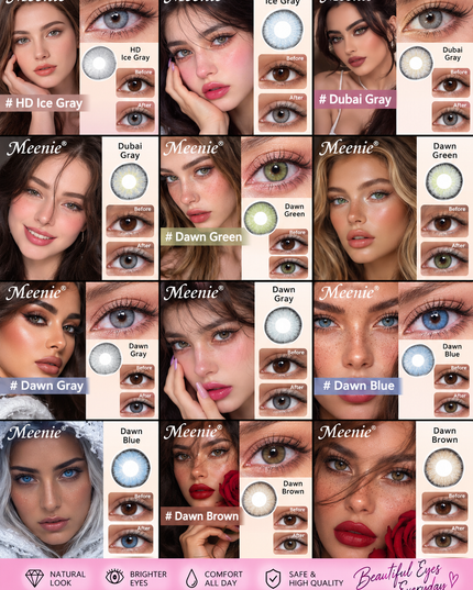 CONTACT LENSES - 1 piece $8 - buy 12 pcs $4 per box