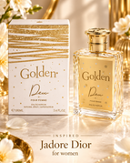 29)Golden-inspired jadore Dior women