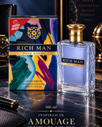 3) Rich men blue -inspired Amouage interlude Man