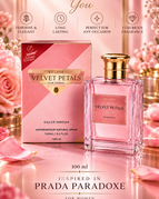 1) Velvet petal -inspired Prada Paradoxe