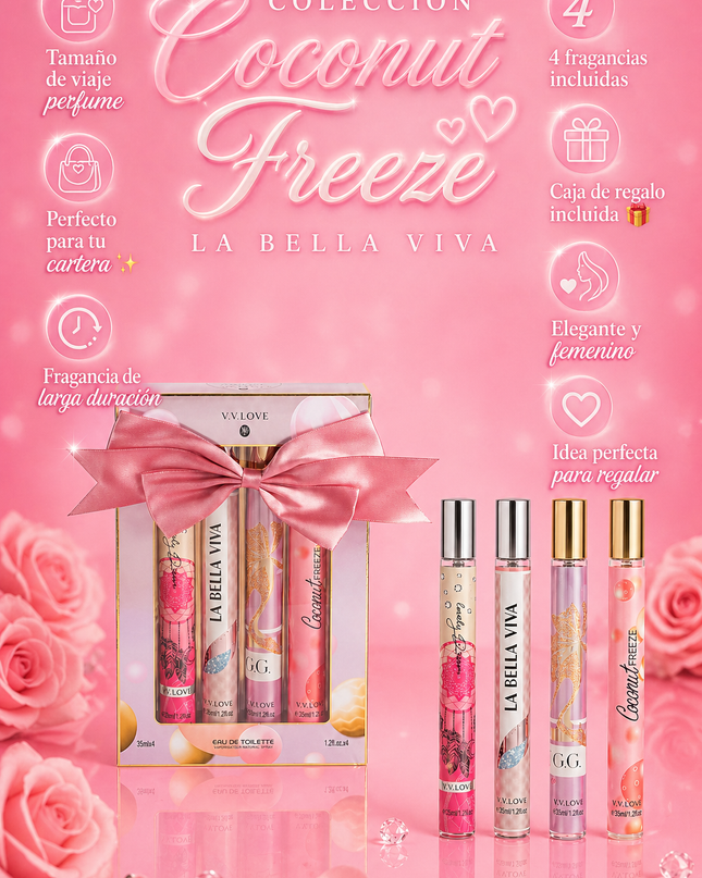SET GIFT PERFUME - ( bundle 2 cases) - (each pack have 4 pcs )
