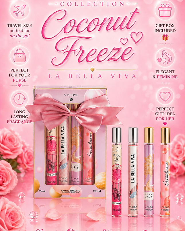 SET GIFT PERFUME - ( bundle 2 cases) - (each pack have 4 pcs )