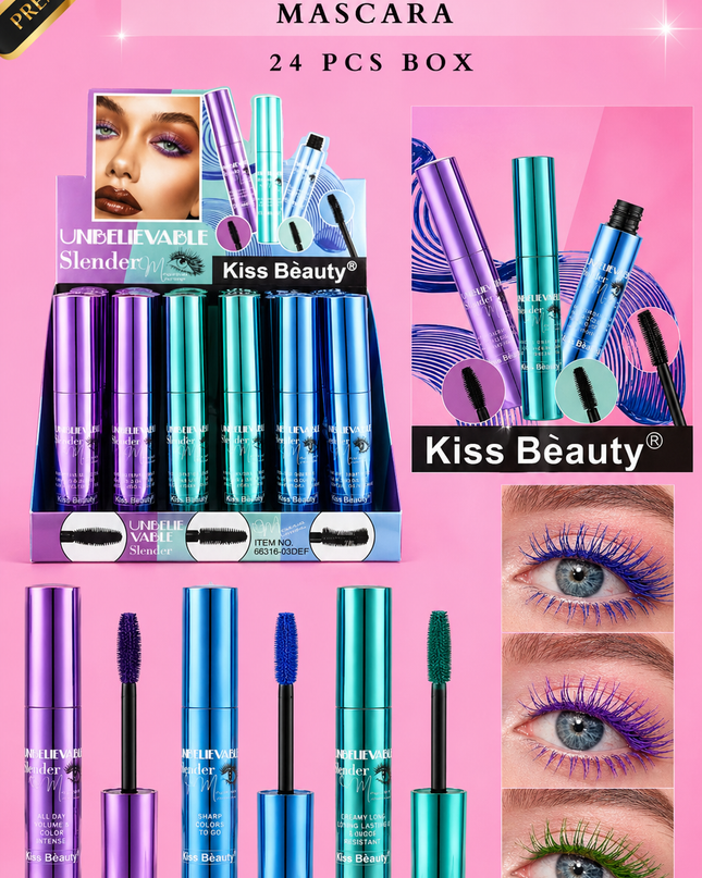UNVELIEVABLE COLORS MASCARA - 24 PCS BOX - FULL volume