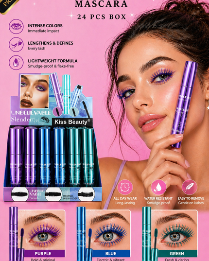 UNVELIEVABLE COLORS MASCARA - 24 PCS BOX - FULL volume