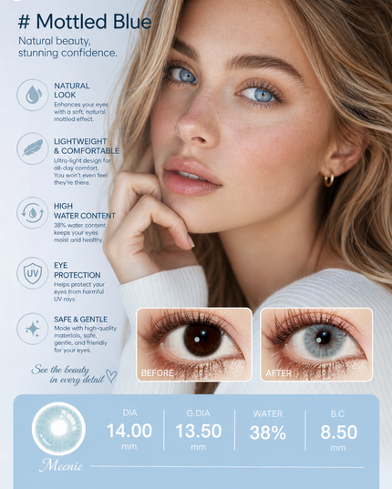 CONTACT LENSES - 1 piece $8 - buy 12 pcs $4 per box