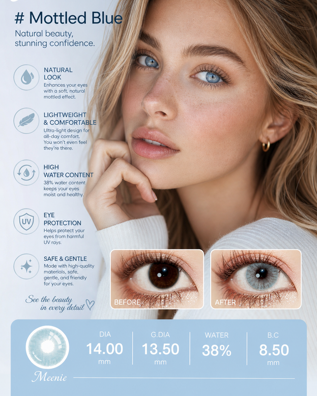CONTACT LENSES - 1 piece $8 - buy 12 pcs $4 per box