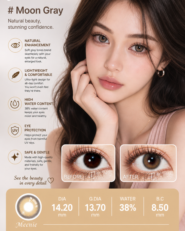 CONTACT LENSES - 1 piece $8 - buy 12 pcs $4 per box