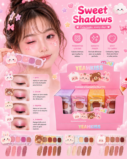YEAHKISS KAWAII EYESHADOW 24 pcs box  (YEAH 231)
