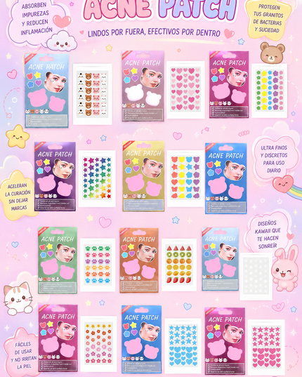ACNE PATCHES - pimple patches - Kawaii -(12 PCS SET)