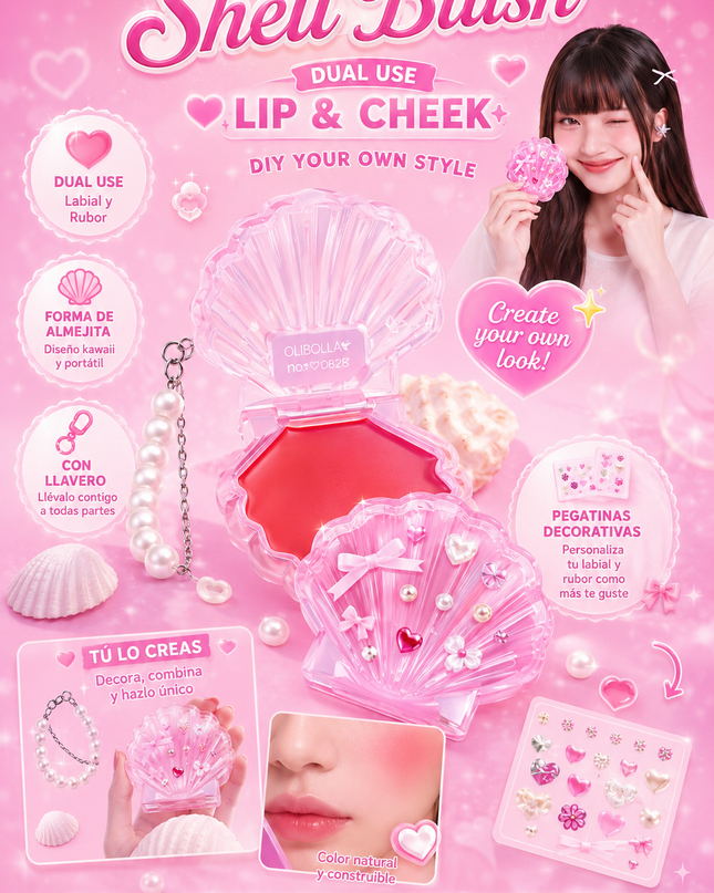 Olibolla DIY lips & cheeks - create your our style - 24 pcs box (#LA-B321)